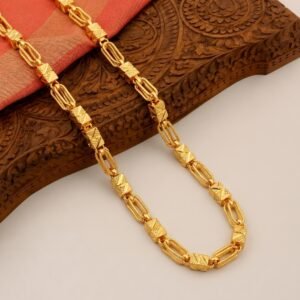 Indo-Western Heavy Statement Gold Chain