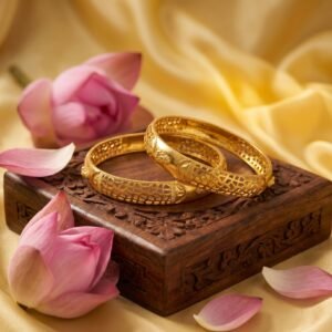 Aurum Opulence Gold Bangles