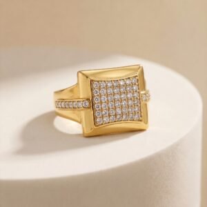 Dazzling Gold Ring  Man