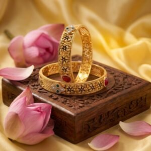 Elegance Gold Bangles for Women