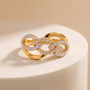 Regal Gold Ring For Female