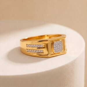 Sophisticated Gold Ring For Man