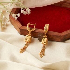 Radiant Blossom Gold Earrings