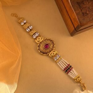 Gleaming Gold Bracelet For Women