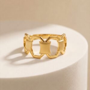 Extravagant Gold Ring For Female