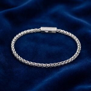 Italian Foxtail Braided Chain Bracelet