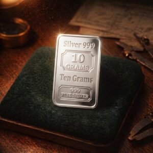 999 Fine Silver Bullion Bar – 10 Grams / Ten Grams Pure Investment Grade Silver
