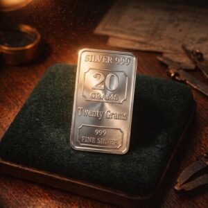 999 Fine Silver Bullion Bar – 20 Grams / Twenty Grams Pure Investment Grade Silver