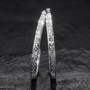 BangleCart Platinum Silver-Plated AD/CZ